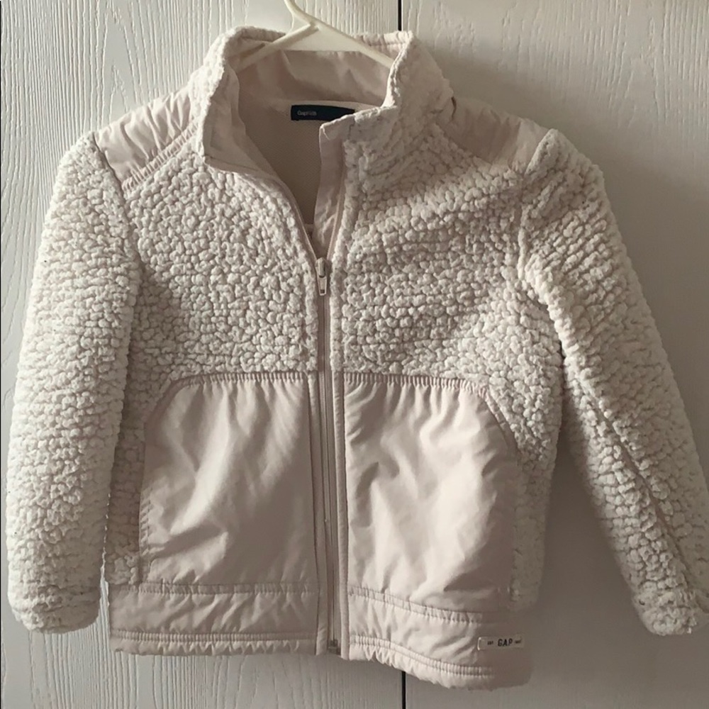 Gap Sherpa ivory jacket for girls